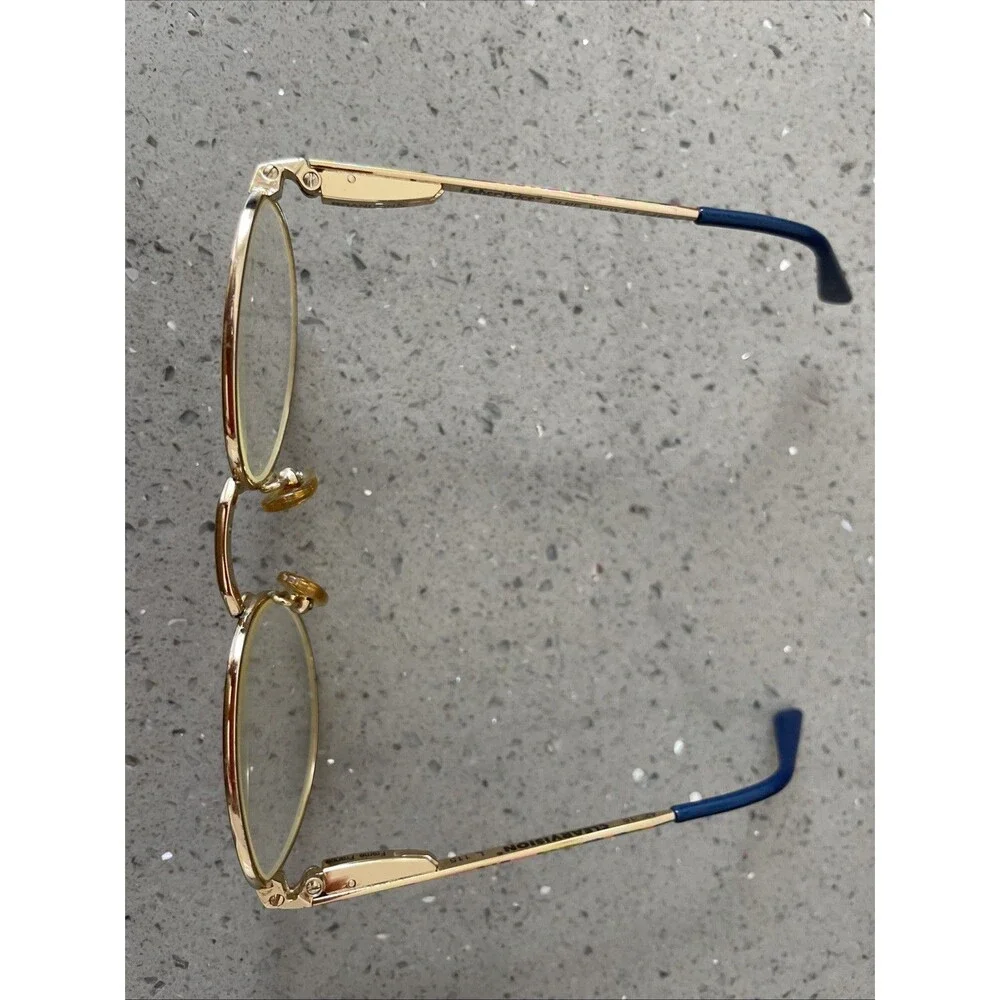 Fisher Price Eyeglasses Frames ONLY FRANCE BRANDON Blue Wow 42-16-115mm Full Rim